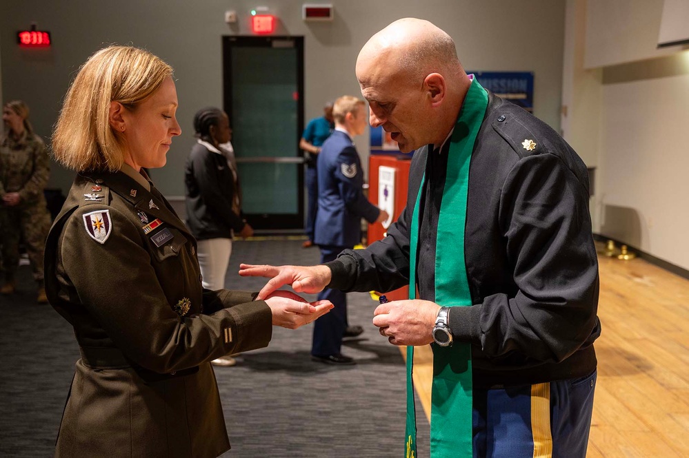Blessing of the Hands Ceremony, Walter Reed Hospital