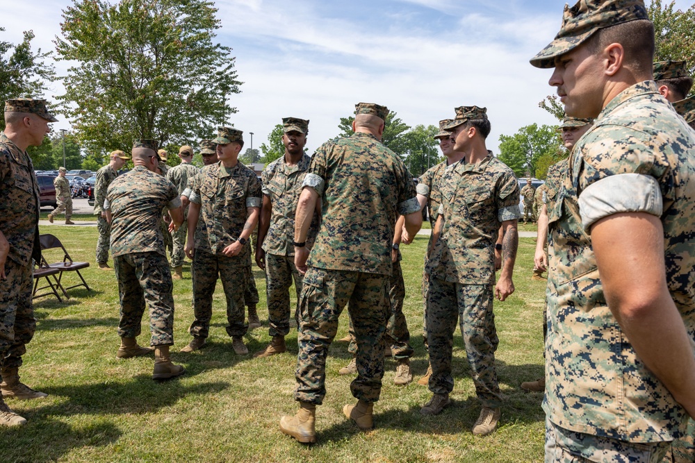 Marines With Marine Corps Security Forces Participate in the GAFPB test