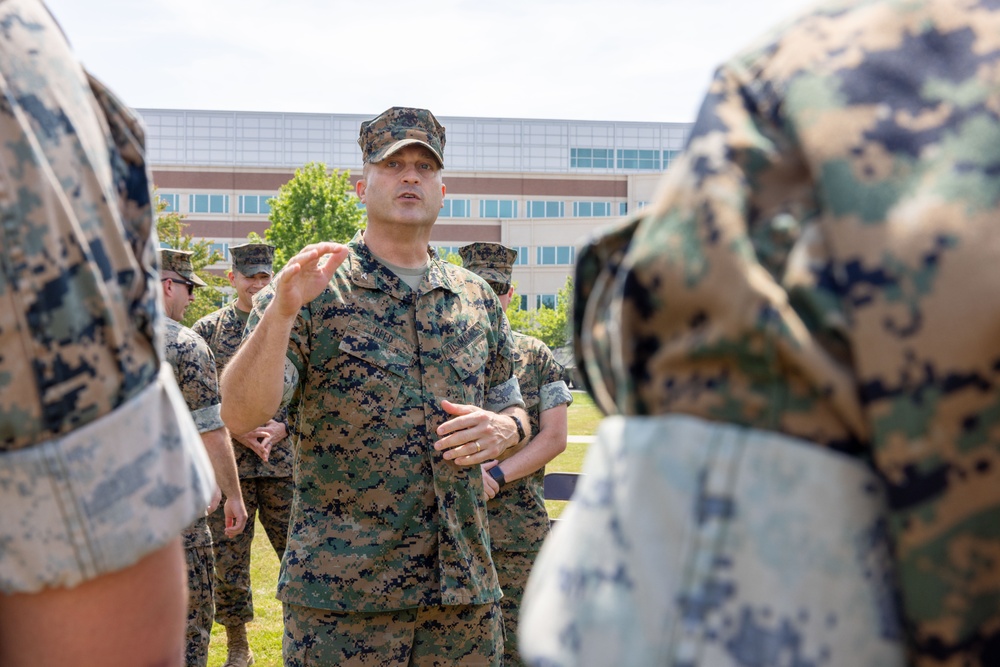 Marines With Marine Corps Security Forces Participate in the GAFPB test