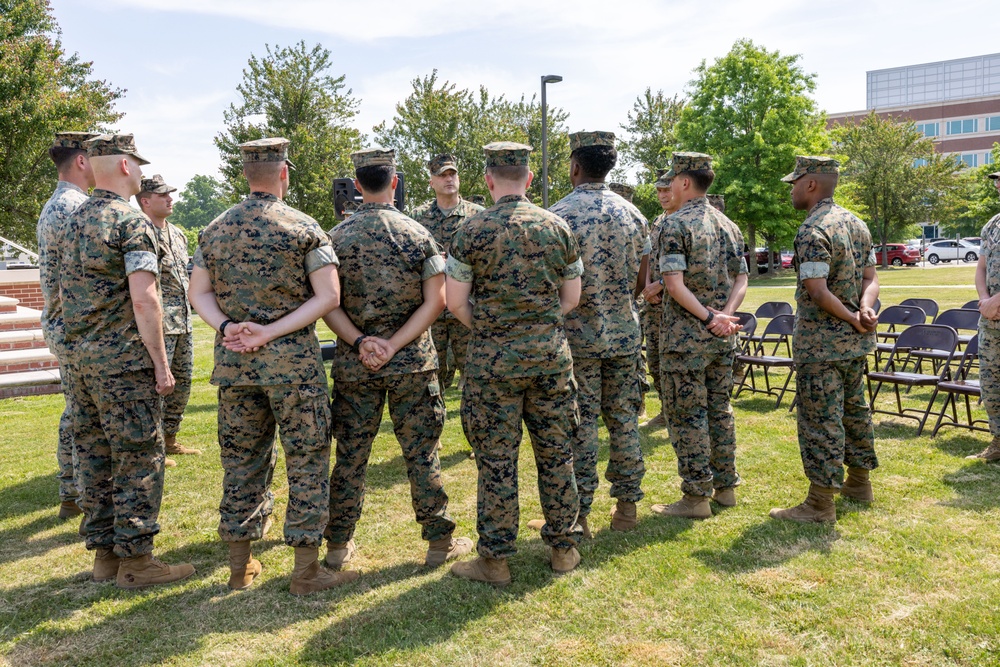 Marines With Marine Corps Security Forces Participate in the GAFPB test