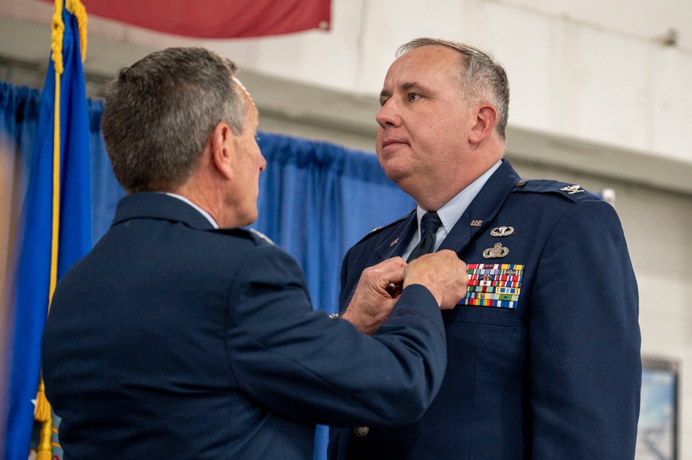 U.S. Air Force Col. Charles Hutson retires after 30 of service.