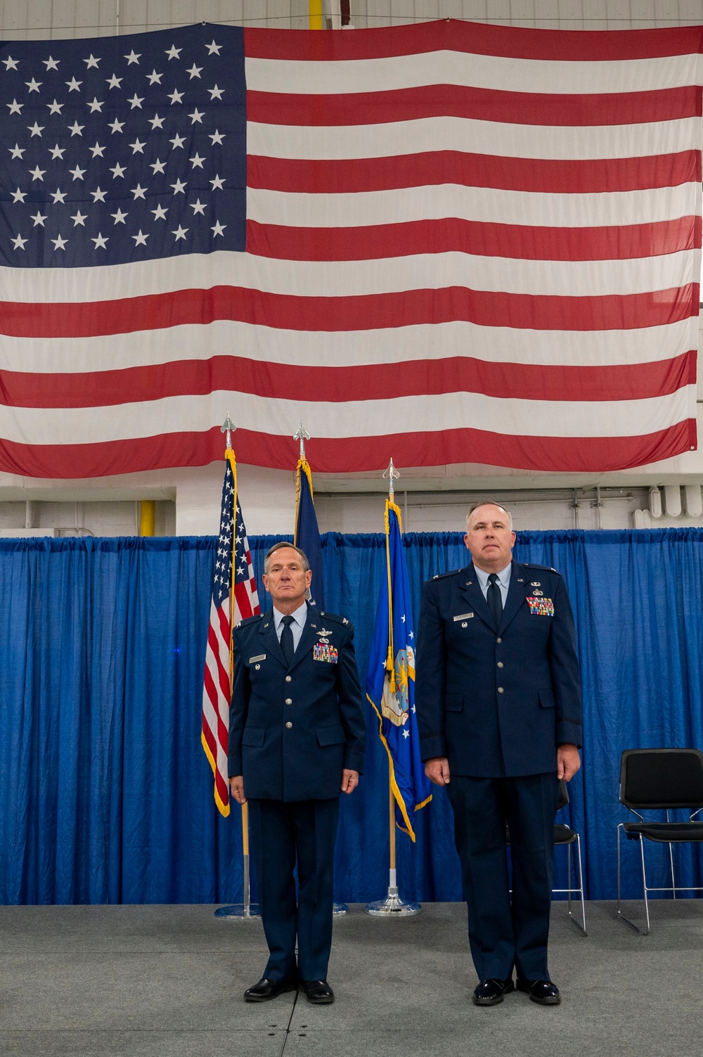 U.S. Air Force Col. Charles Hutson retires after 30 of service.