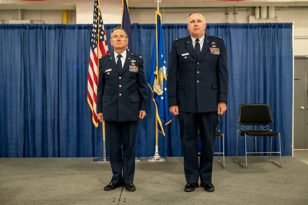 U.S. Air Force Col. Charles Hutson retires after 30 of service.