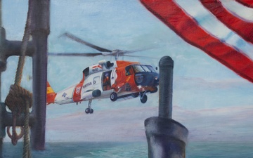 US Coast Guard Art Program 2011 Collection, Object Id # 201103, &quot;Subpac medevac,&quot; Dennis Boom