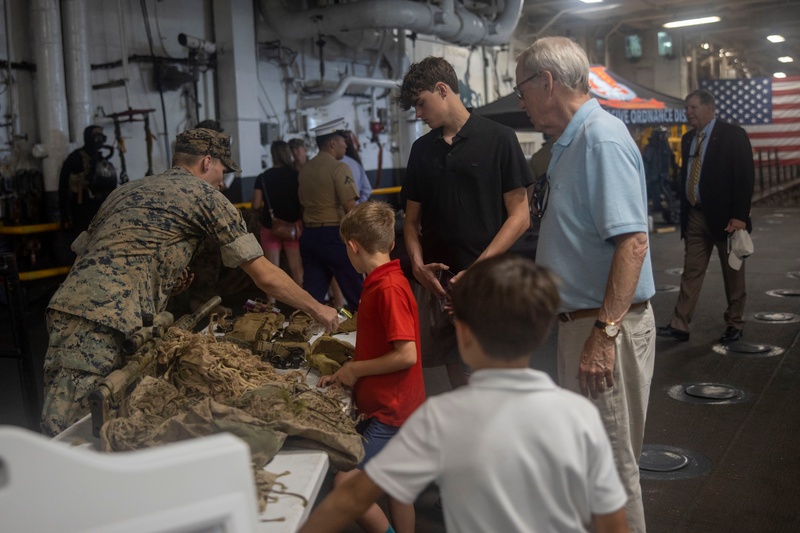 Miami residents tour the USS Bataan