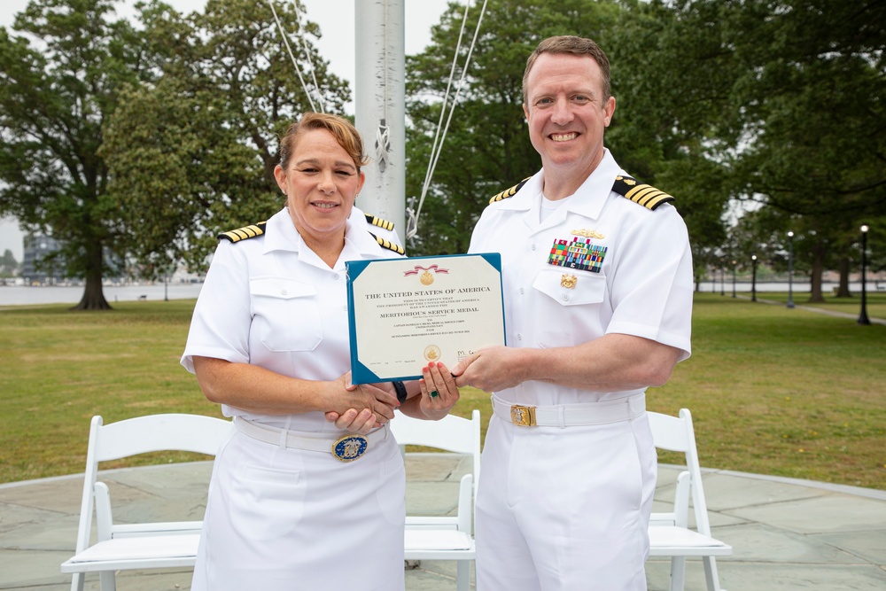 Naval Medical Forces Atlantic Director for Administration Retires