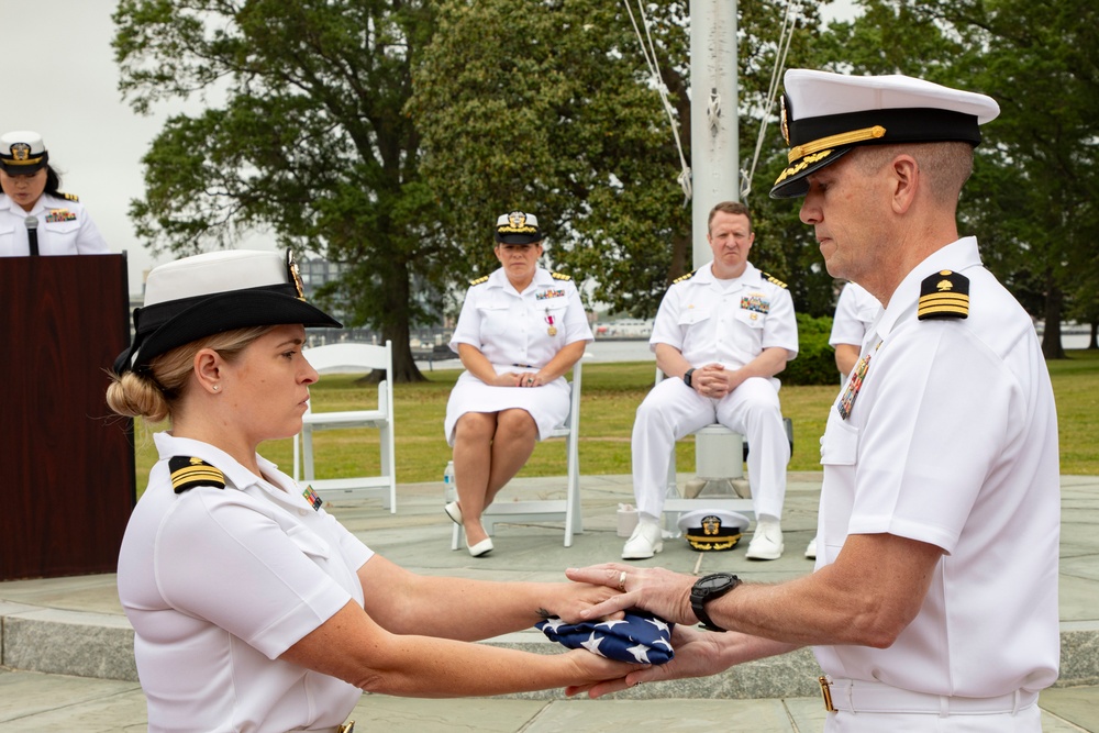 Naval Medical Forces Atlantic Director for Administration Retires