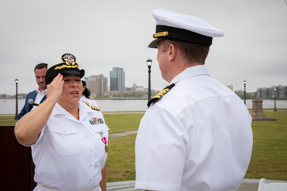 Naval Medical Forces Atlantic Director for Administration Retires