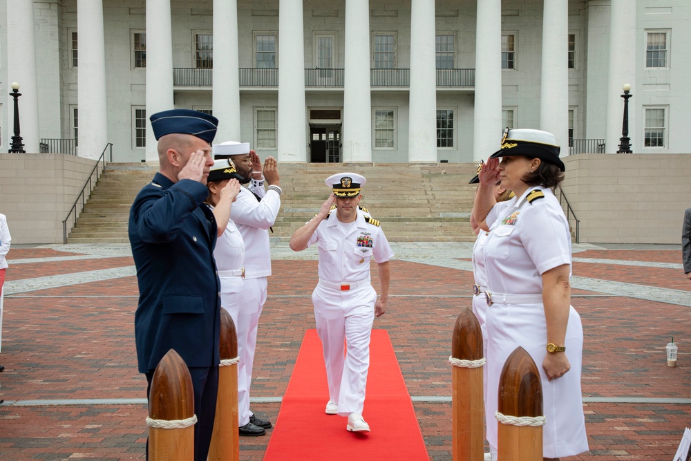 Naval Medical Forces Atlantic Director for Administration Retires