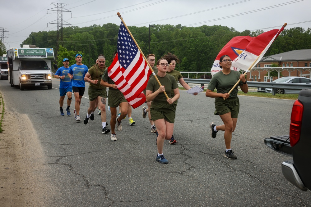 U.S. Marines participate in 12th Annual Virginia Run for the Fallen