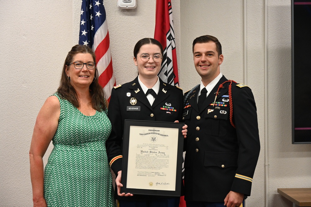 1st Lt. Grace Beverage Promoted to Captain