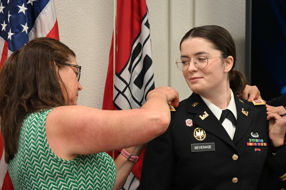 1st Lt. Grace Beverage Promoted to Captain