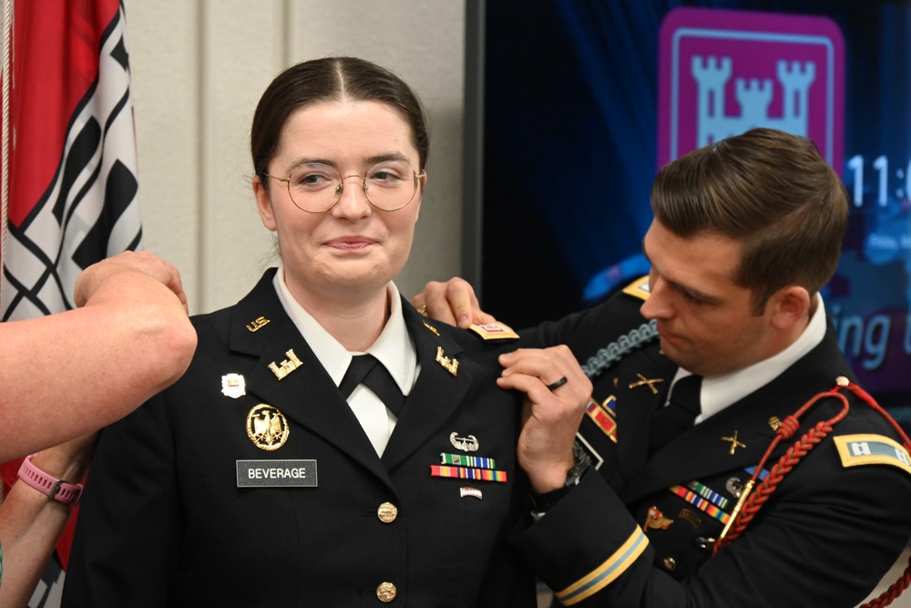 1st Lt. Grace Beverage Promoted to Captain