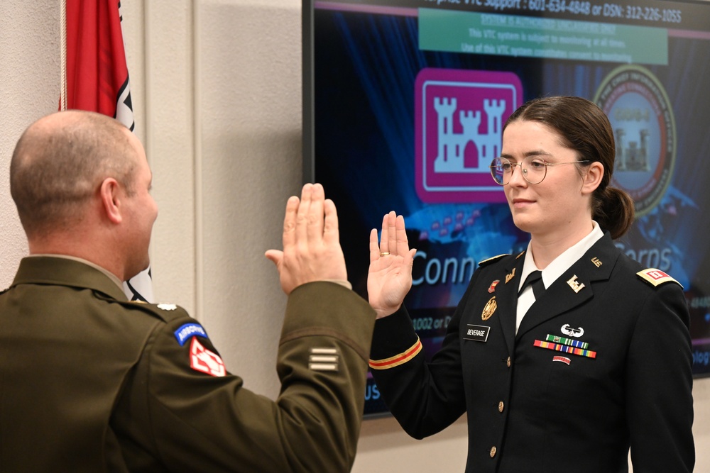 1st Lt. Grace Beverage Promoted to Captain