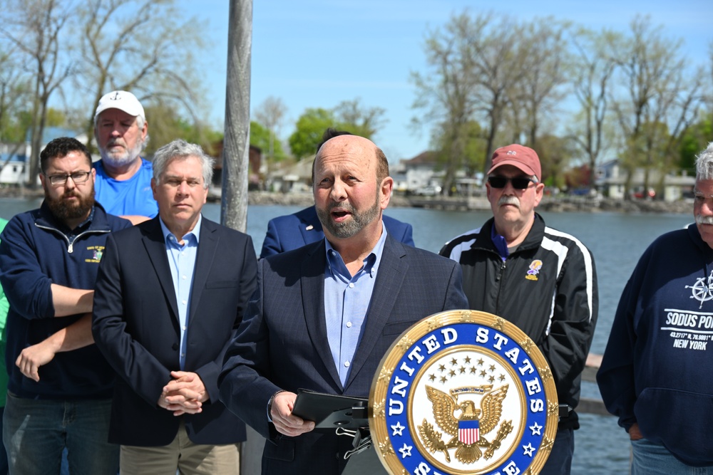 USACE and Sen. Schumer Announce Work on Great Sodus Bay East Breakwater