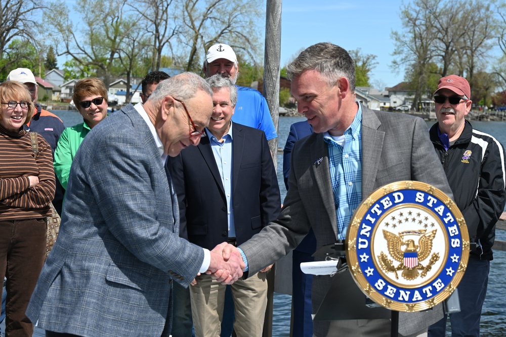 USACE and Sen. Schumer Announce Work on Great Sodus Bay East Breakwater