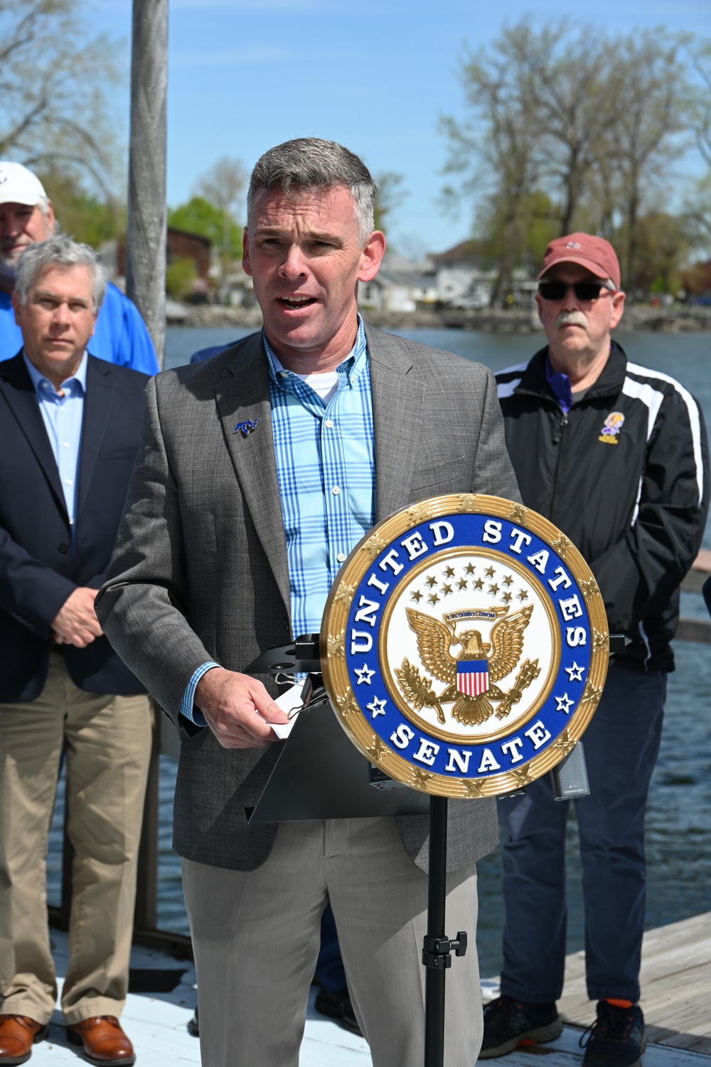 USACE and Sen. Schumer Announce Work on Great Sodus Bay East Breakwater