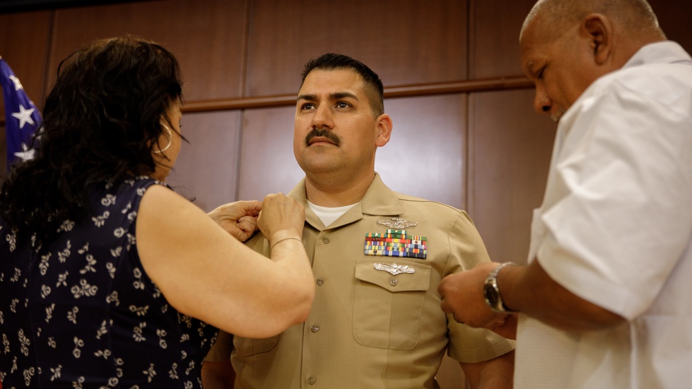 Leading in health and in service: U.S. Navy Hospital Corpsmen promotion
