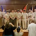 Leading in health and service: U.S. Navy Hospital Corpsmen promotion
