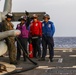 USS Roosevelt (DDG 80) Helicopter Refueling Operations