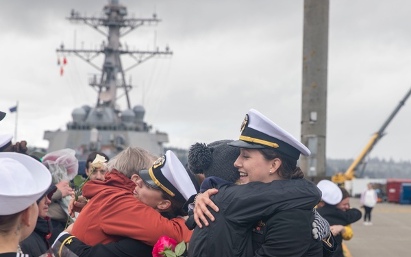USS Kidd Returns to NSE