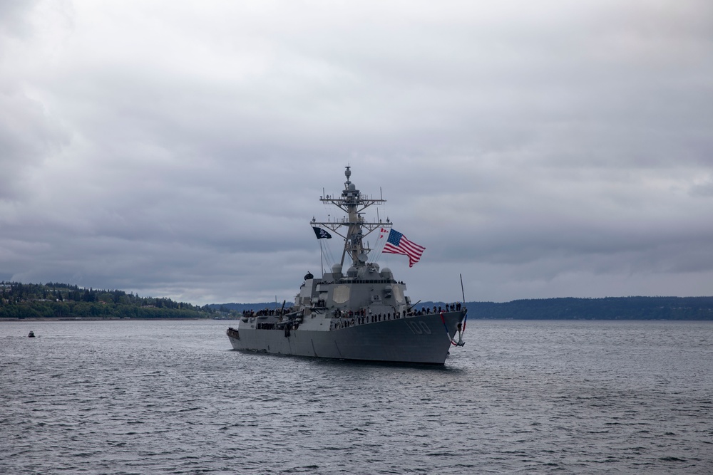 USS Kidd Returns to from Deployment