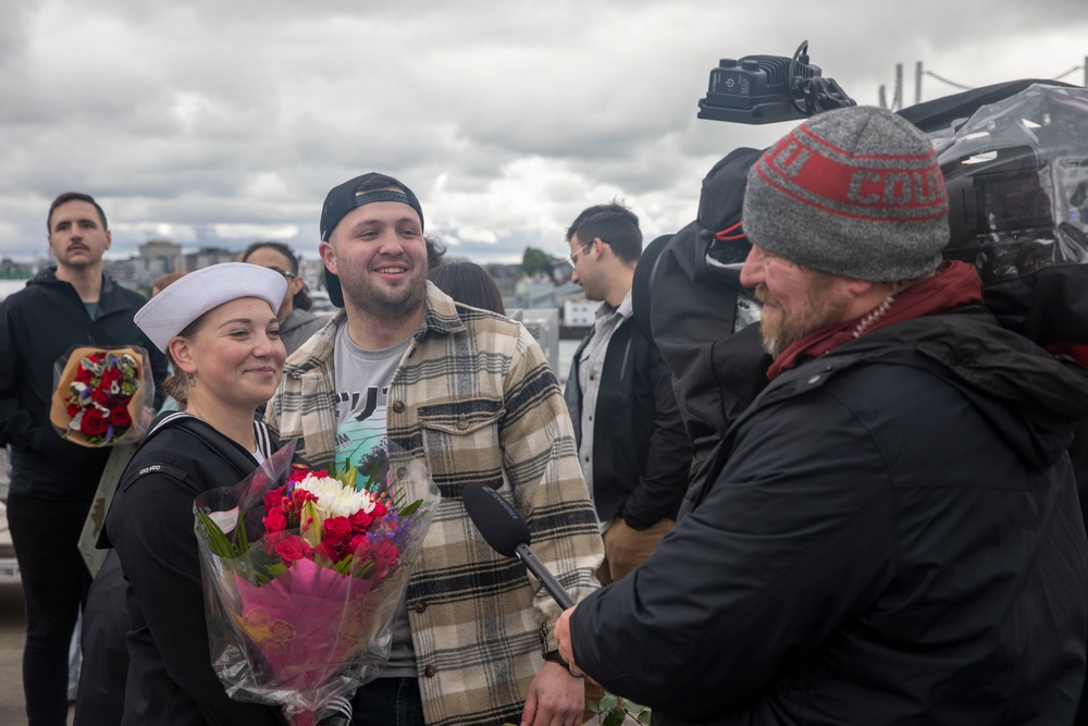 USS Kidd Returns from Deployment