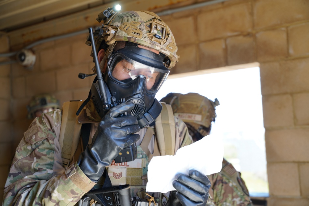 146th Security Forces and Emergency Mananagement joint exercise