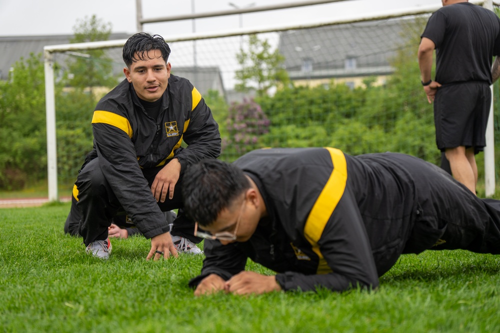 V Corps Best Squad Competition ACFT
