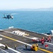 USS Carl Vinson conducts a vertical replenishment