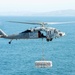 USS Carl Vinson conducts a vertical replenishment