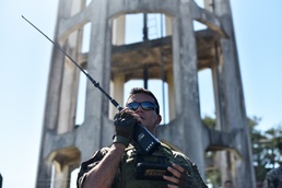 U.S. Marines exchange best practices with Brazilian Naval Infantry during Expeditionary Airfield Exercise