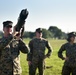 U.S. Marines exchange best practices with Brazilian Naval Infantry during Expeditionary Airfield Exercise