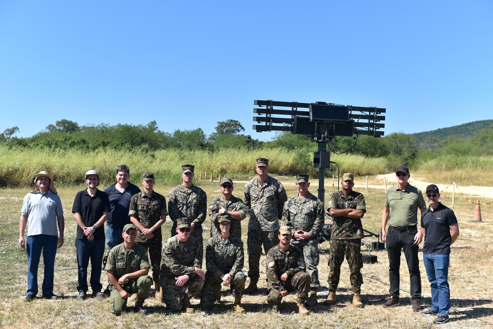 U.S. Marines exchange best practices with Brazilian Naval Infantry during Expeditionary Airfield Exercise