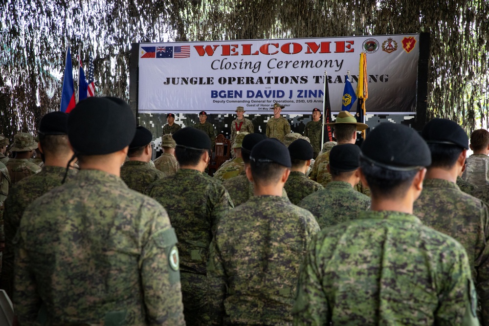 Balikatan 24: 25th ID General Attends Philippine Army Jungle Training Closing Ceremony