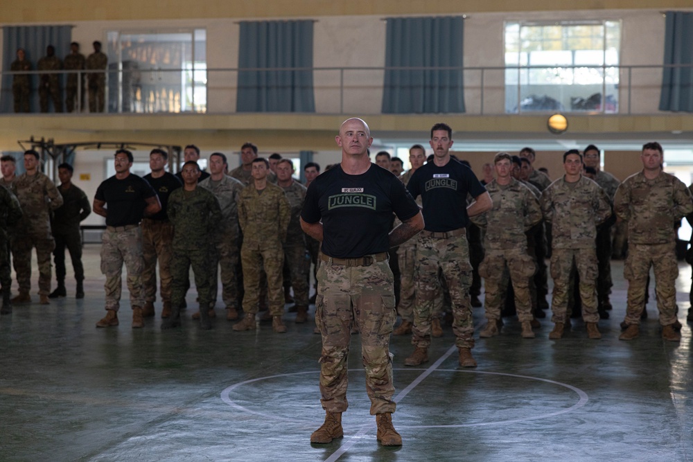 U.S., Philippine, and Australian Army soldiers graduate from Jungle Operations Training Course