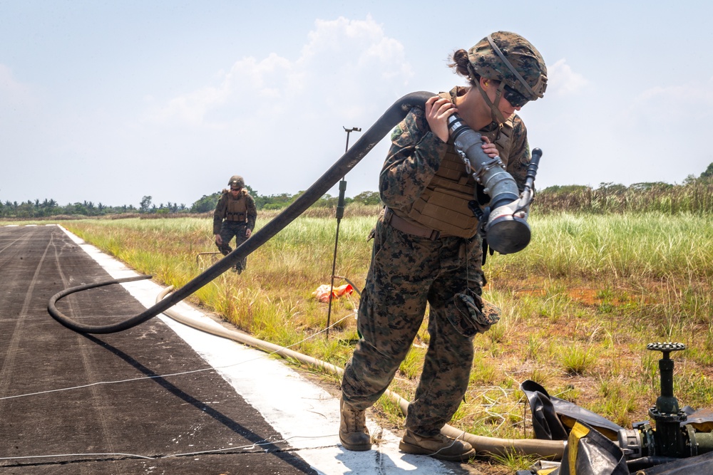 Balikatan 24: Lal-lo Airport Fly-Away Forward Arming And Refueling Point