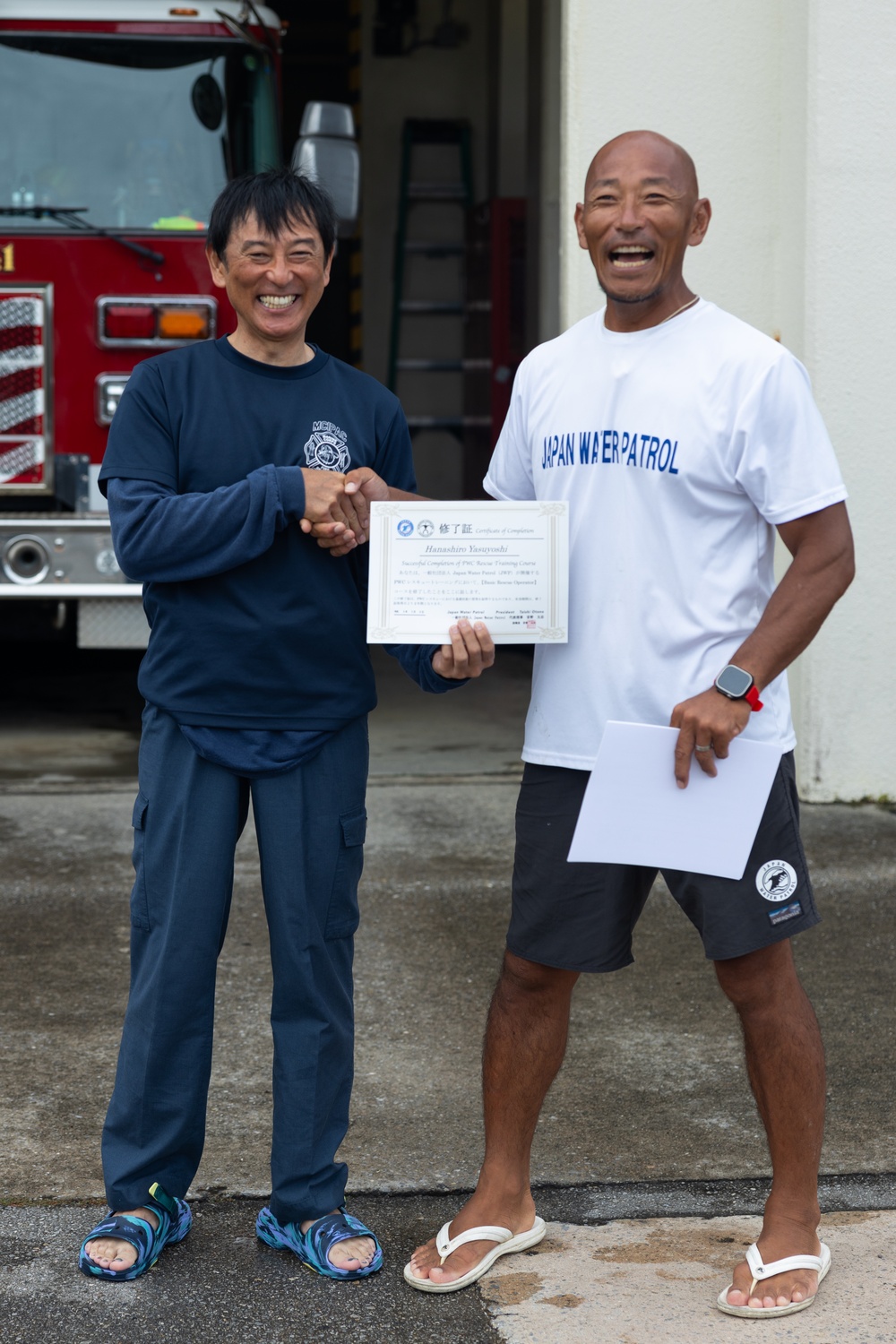 Firefighters graduate with new life saving skills | Basic Watercraft Rescue Operator Course