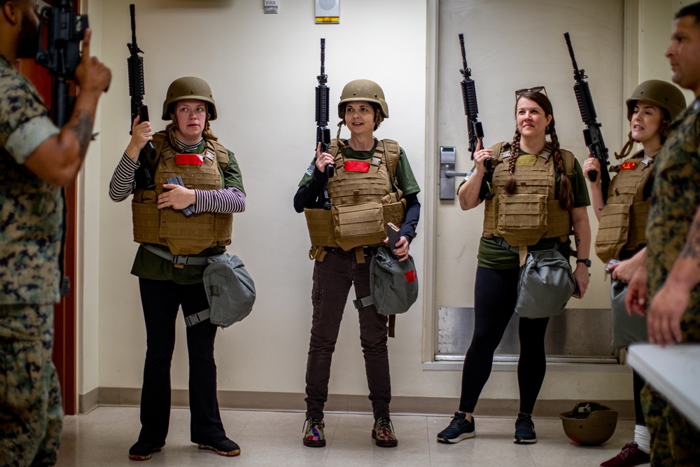 MARFORK and ROK Marine Corps Spouses participate in Jane Wayne day