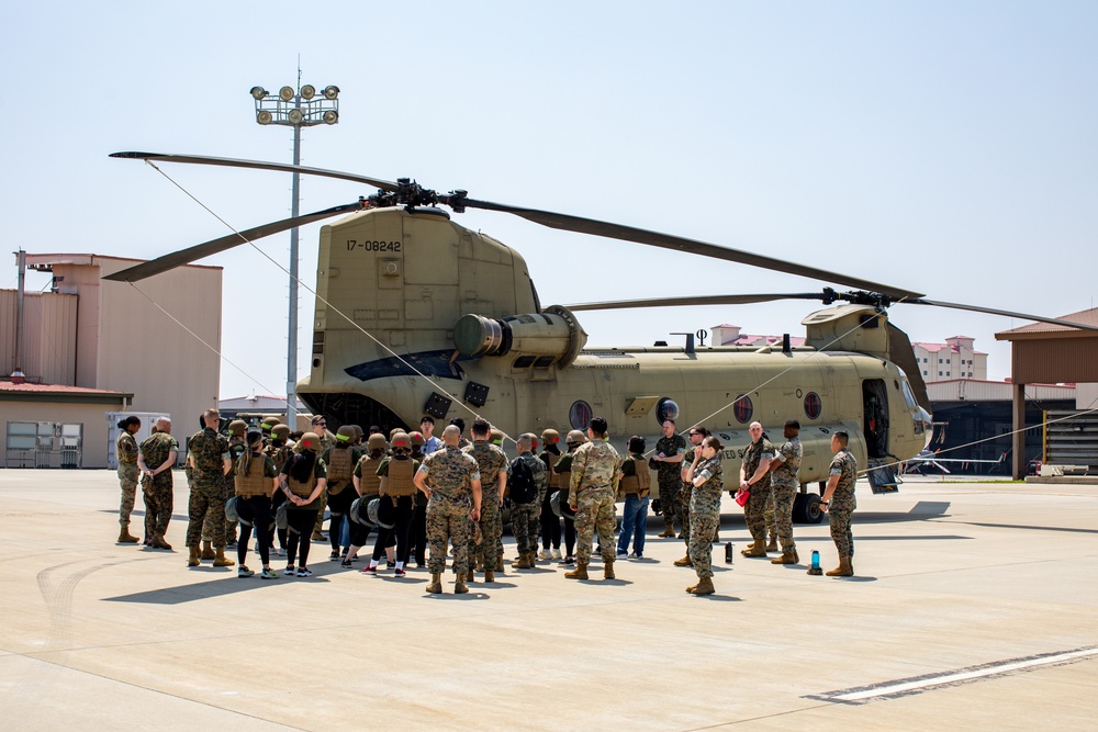 MARFORK and ROK Marine Corps Spouses participate in Jane Wayne day