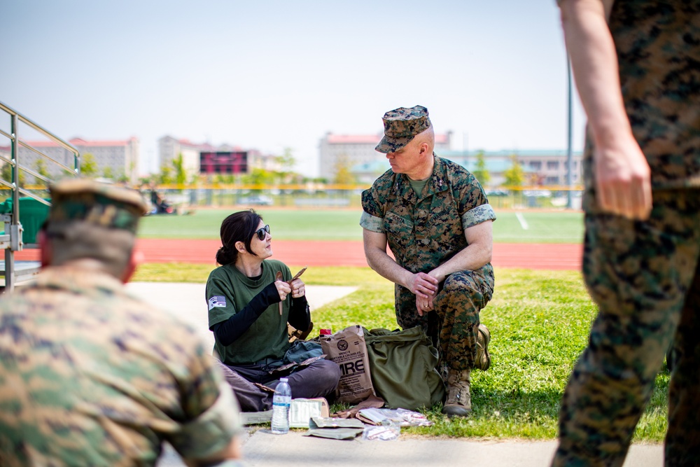 MARFORK and ROK Marine Corps Spouses participate in Jane Wayne day