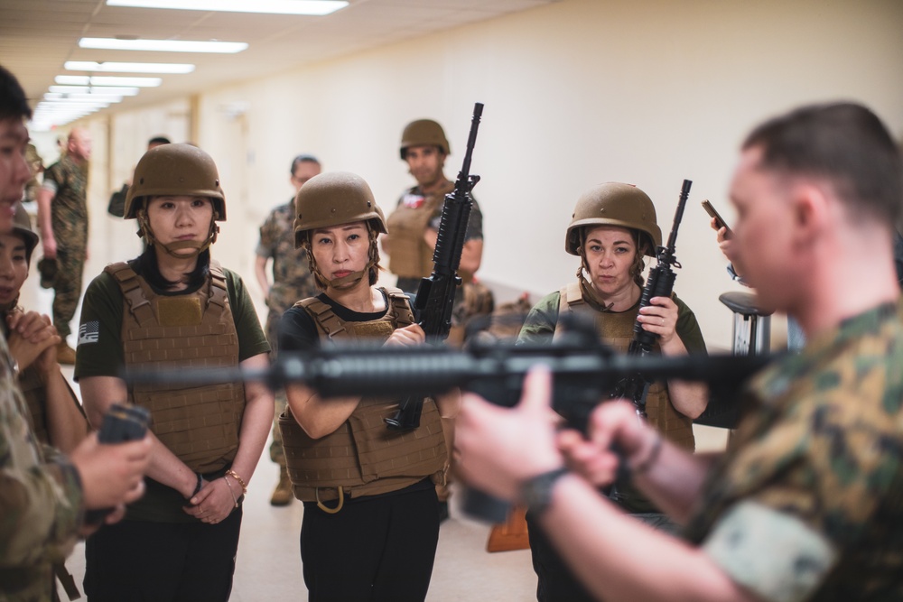 MARFORK and ROK Marine Corps Spouses participate in Jane Wayne day
