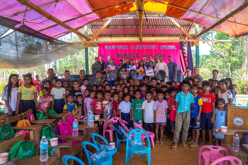 Balikatan 24: Calupisan Elementary School Bundle of Joy