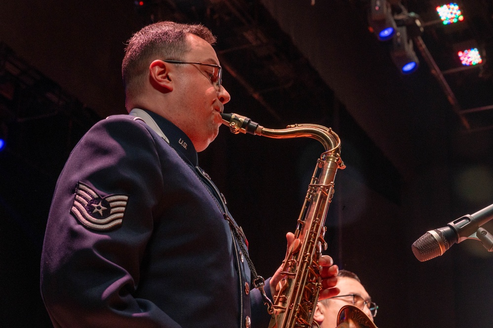 PACAF-Asia Band takes the stage with Mongolian Nationals