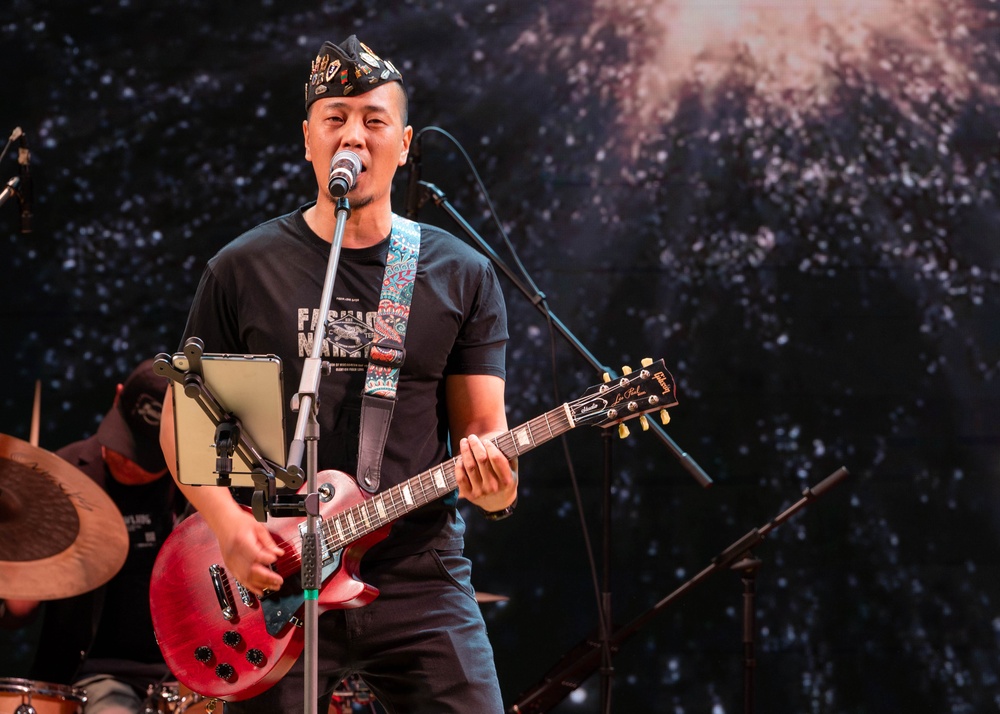PACAF-Asia Band takes the stage with Mongolian Nationals