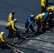 USS Dwight D. Eisenhower (CVN 69) Conducts Flight Deck Drills in the Mediterranean Sea