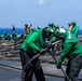 USS Dwight D. Eisenhower (CVN 69) Conducts Flight Deck Drills in the Mediterranean Sea