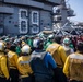 USS Dwight D. Eisenhower (CVN 69) Conducts Flight Deck Drills in the Mediterranean Sea