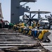 USS Dwight D. Eisenhower (CVN 69) Conducts Flight Deck Drills in the Mediterranean Sea