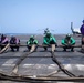 USS Dwight D. Eisenhower (CVN 69) Conducts Flight Deck Drills in the Mediterranean Sea